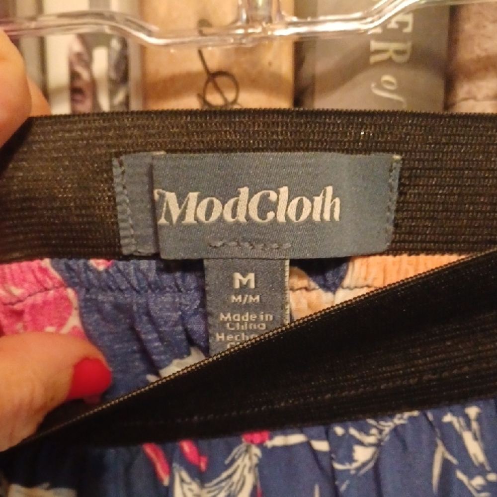 Modcloth Medium Colorful Horse Print Skirt - Picture 2 of 3
